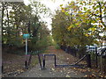 Footpath and cycleway at South Hylton, near Sunderland in SR4 0ND