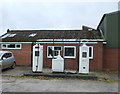 Old petrol pumps, service station on the B5081, Puddinglake in CW10 9NG