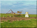 Cobley Hill trig point & wreckage in B48 7DE