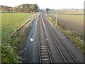 Railway line looking towards Alvechurch in B48 7SE