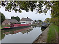 Narrowboats moored at Kilby Bridge in LE18 2RW