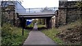 Benton Way goes over the old Riverside Railway tracks in NE6 4LT