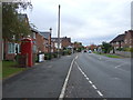 Telephone box on Town Lane, Mobberley in WA16 7HQ