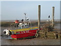 Fishing boat LN47 moored at Brancaster Staithe in Brancaster Staithe