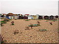 Beach huts, Hayling Island in PO11 0AQ