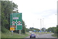 Approaching Cley Hill Roundabout, A36 in BA12 8GR
