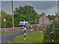 Signpost and bridge, Great Asby in CA16 6EN