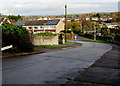 Descent towards Marlborough Close, Barry in CF63 2FL