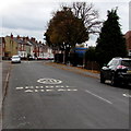 Linden Road towards Linden Primary School, Gloucester in GL2 5FW