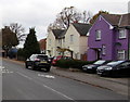 Purple house in a Gloucester suburb in GL2 5FW