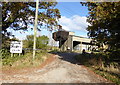 Entrance to yard of Ansty Farm in RH17 5RW