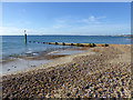 Groyne, Southbourne beach in BH6 4BY