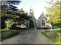 Twin chapels in Sudbury cemetery in Sudbury