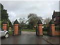 Gates to Fenton Cemetery in ST4 3LA