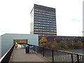 Pedestrian walkway and office block, Washington in NE37 1SA