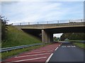 A6 passing under the A591 at their junction south of Kendal in LA9 5RJ