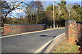 Bridge taking Barkham Road over stream in RG41 4TN