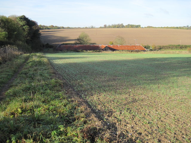 Footpath towards Itchen Abbas in SO21 1XA