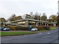Footbridge over Woodbridge Drive, Redditch in B80 7HD