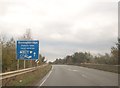 B6265 crossing over the A1(M) toward Boroughbridge in YO51 9DQ