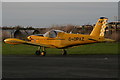 Pazmany PL-2 G-OPAZ at Strubby on a November Sunday afternoon in Strubby with Woodthorpe