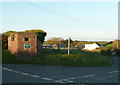 Pillbox at a crossroads, St Ishmael in SA17 5AY