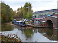 Narrowboats moored along the Dudley No.2 Canal in B62 8AW