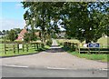 Entrance to Highfield Farm in Lowesby