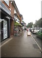 Parade of shops on Coombe Lane, Coombe in KT2 7EQ