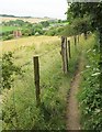 Monarch's Way approaching Salterton Farm in SP4 6AL
