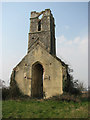 The ruin of All Saints church, Panxworth in NR13 6JF
