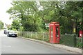 Phone box, Middle Woodford in Woodford