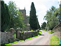 St Briavels church from Church Farm in GL15 6RW