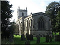 St. Peter's church, Saltby from the east in LE14 4QF