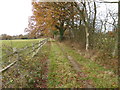 Footpath going west from Southland Farm in RH17 5QD