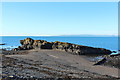 Rocks at Port Rorie, Dunure in KA7 4LU