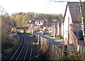 Upholland (1st) railway station (site), Lancashire in Orrell