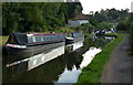 Narrowboats near Bumblehole Lock No 22 in WV5 8DE