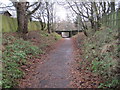 Path under railway line, Newpark in EH54 9EE