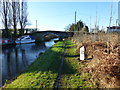 Martin Lane Bridge and Milepost in West Lancashire District (B)