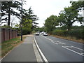 Looking north west on Cockfosters Road (A111) in EN4 0FS