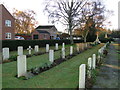 War Graves at Sutton Bridge in PE12 9UE
