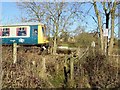 DMU W51073 at a footpath crossing and footpath junction in DE56 4AA