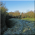 Little Thetford: frosty footpath in CB6 3JB