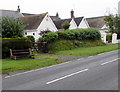 Roadside bench in the south of Saundersfoot in SA69 9PW