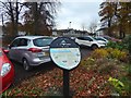 Interpretation panel at Cardross in Cardross