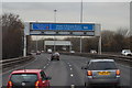M8 westbound towards junction 25 in G52 1DA