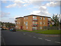 Low rise flats on Manor Road, Keyworth in NG12 5GP