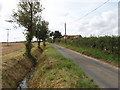 Juby's Farm and road in IP25 7QG
