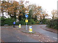 Crutchley road 'T' Junction with Wiltshire Road, Wokingham in RG40 1TW